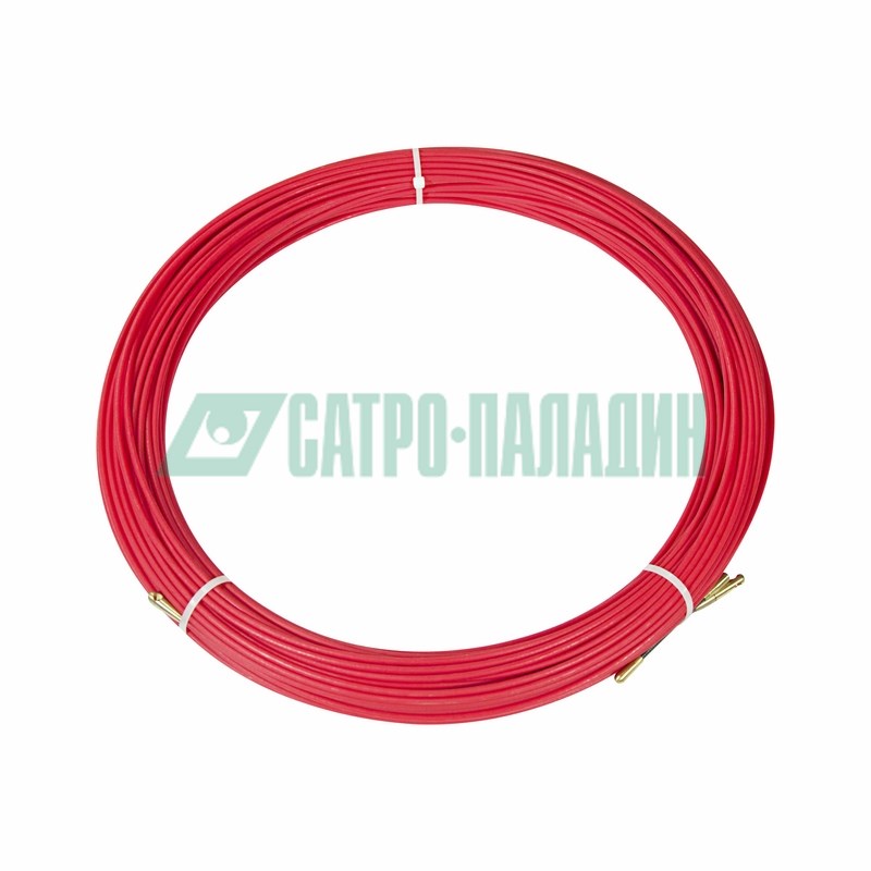 Протяжка 47-1100 ∙ Протяжка кабельная REXANT (мини УЗК в бухте), стеклопруток, d=3,5 мм 100 м, красная